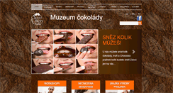 Desktop Screenshot of choco-story-praha.cz